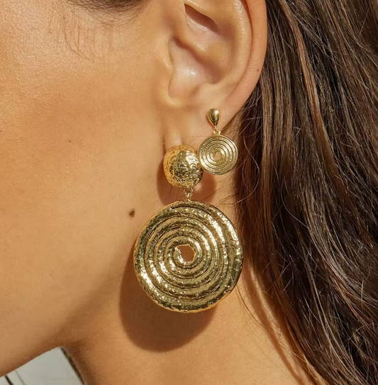 Pendientes espiral grandes - Cenit