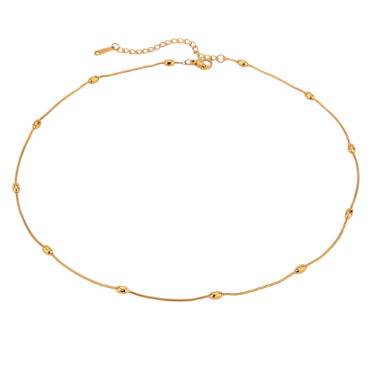 Collar fino dorado Arena