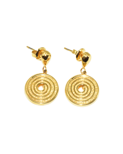 Pendientes espiral pequeños - Aura