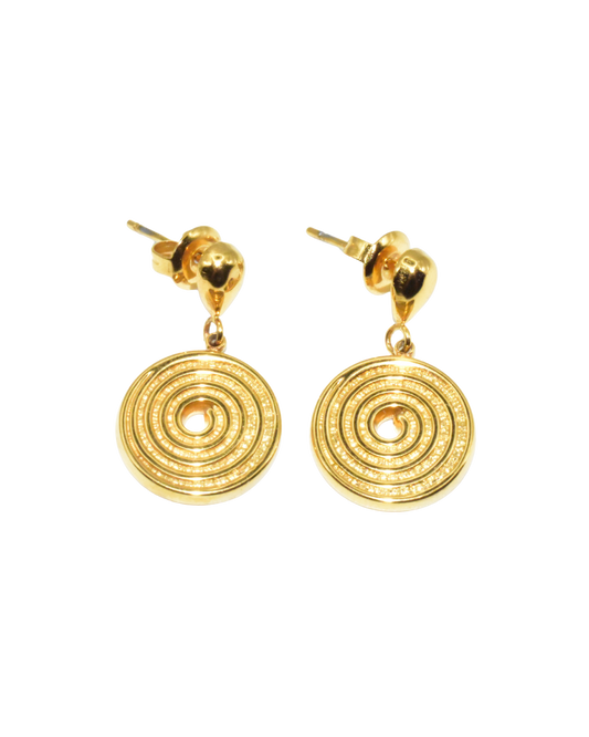 Pendientes espiral pequeños - Aura