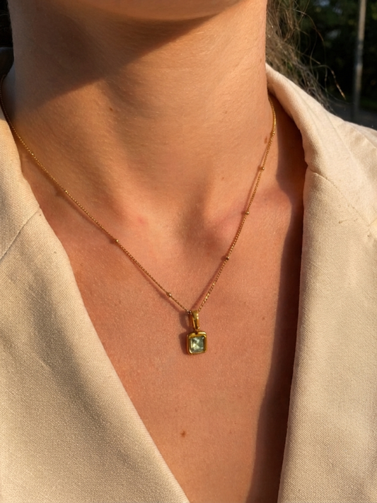 Conjunto Collar Duna y Charm Zodiaco