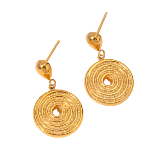 Pendientes espiral pequeños - Aura