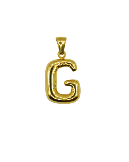 Charm letra inicial con baño de oro de 18k, regalo personalizado de Auredune