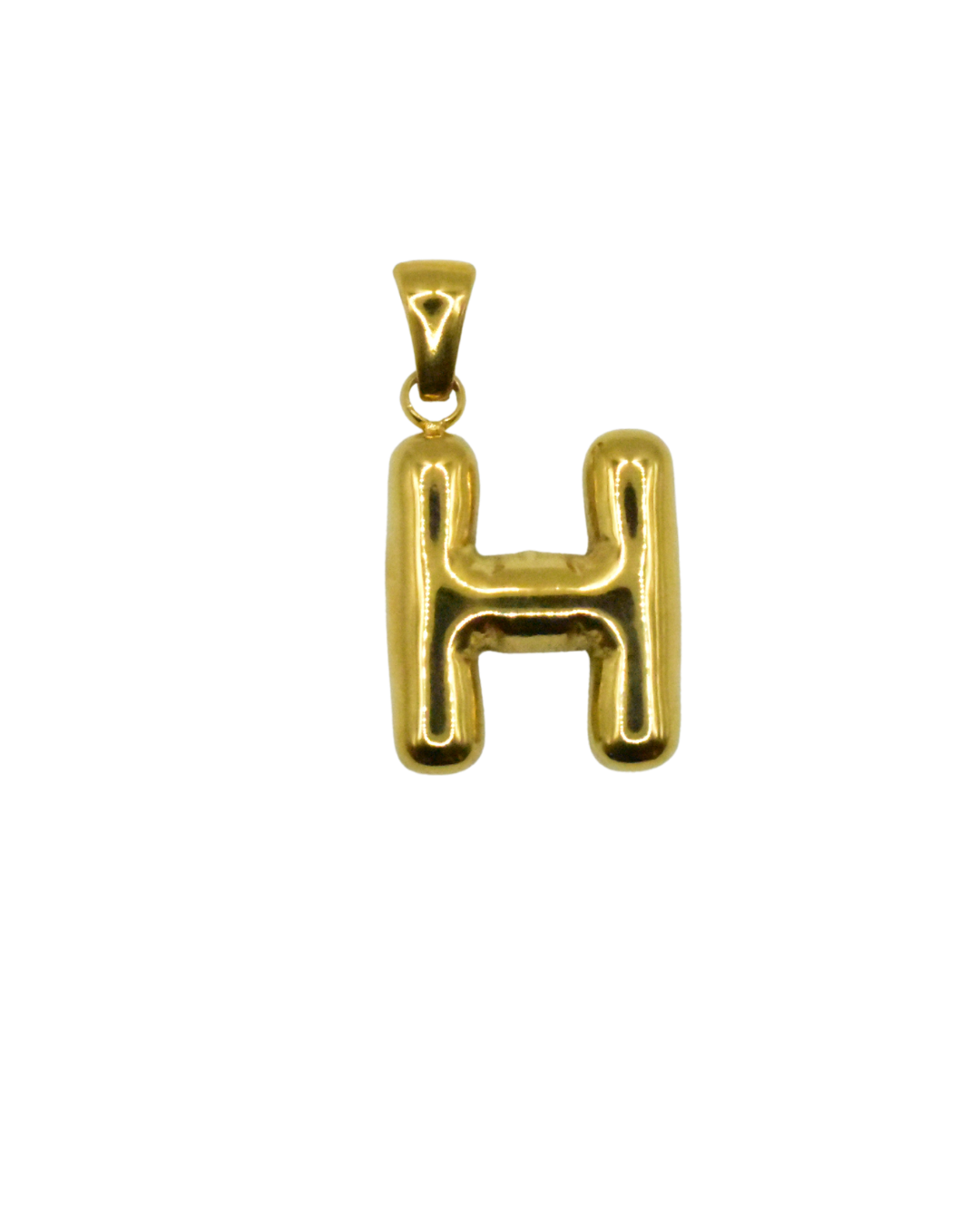 Charm inicial dorado combinable con el collar Duna de Auredune